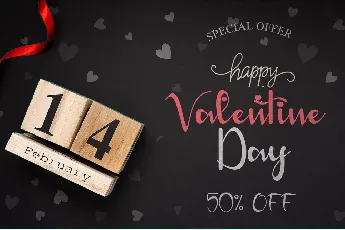 Night Valentine - Personal Use font