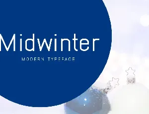 Midwinter font