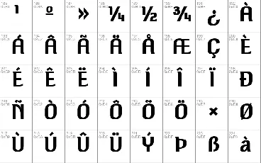 Square Antiqua font