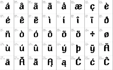 Square Antiqua font