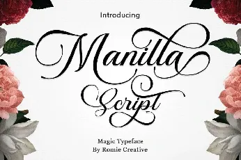 Manilla Script Free font