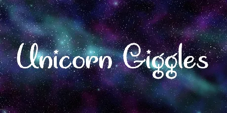 Unicorn Giggles font