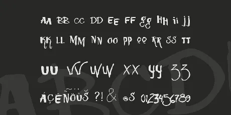 Vtks Squizita font