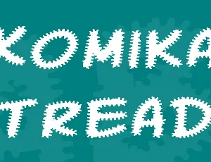 Komika Tread font