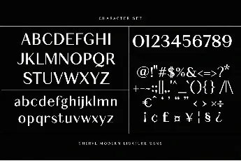 Cheryl font