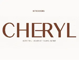 Cheryl font