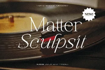 Matter Sculpsit font