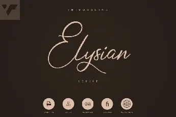 Elysian Handwritten Script font