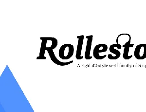 Rolleston Family font