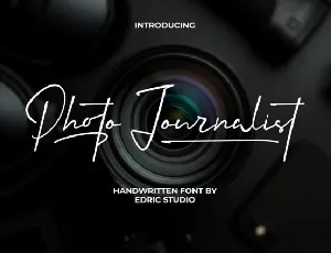 Photo Journalist font