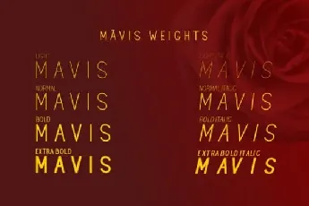 Mavis Sans Serif font