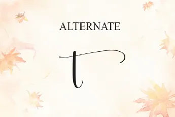 Autumn Calligraphy font