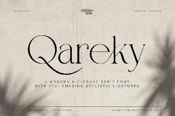 Qareky DEMO font