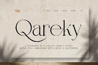 Qareky DEMO font