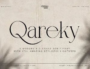 Qareky DEMO font