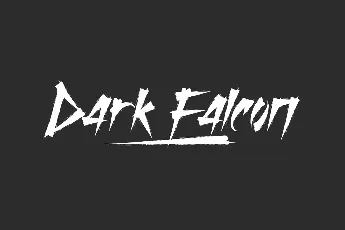 Dark Falcon Demo font