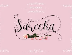 Sareeka font