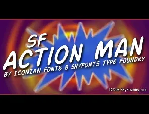 SF Action Man font