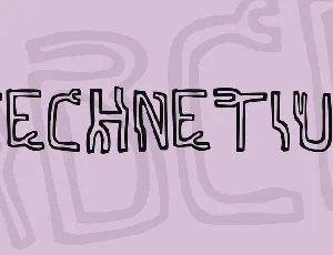 Technetium font