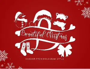 Beautiful Christmas Demo font