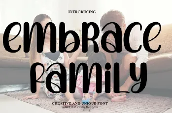 Embrace Family Display font