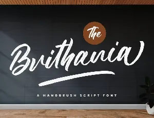 The Brithania font