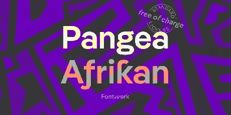 Pangea Afrikan Family font