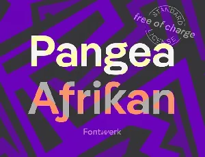 Pangea Afrikan Family font