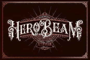 Hero Beam font