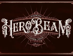 Hero Beam font