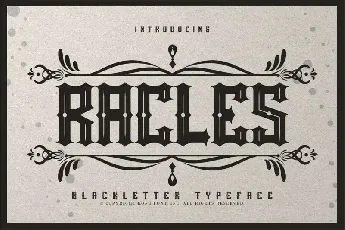 Rackles Blackletter font