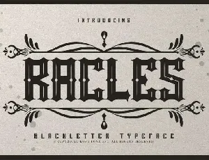 Rackles Blackletter font