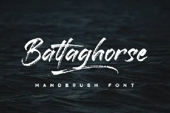 Battaghorse Brush font