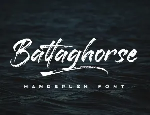 Battaghorse Brush font