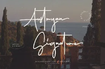 Austryan Signature font