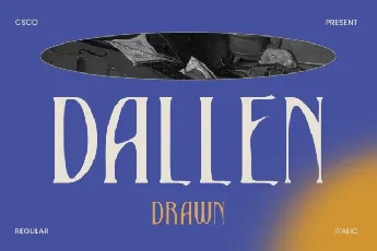 Dallen Drawn font