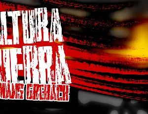 Faltura Guerra font