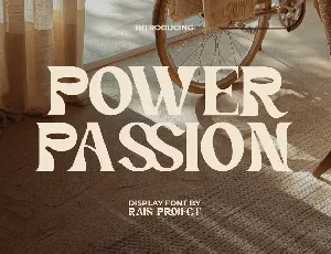 Power Passion Demo font