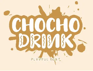 Chocho Drink font