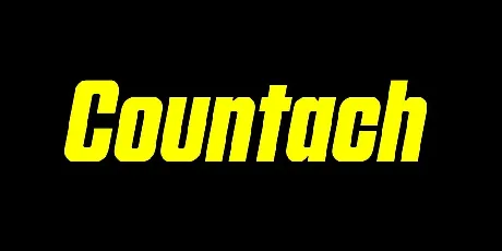 Countach font