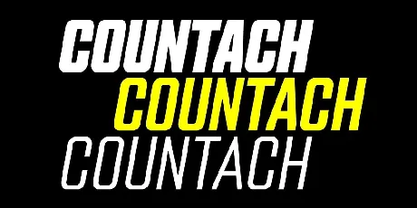 Countach font