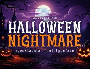 Halloween Nightmare font