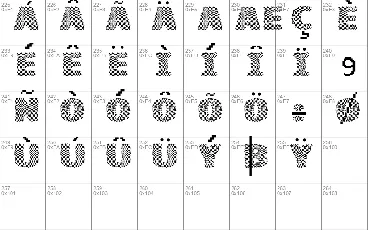 vtks squares font