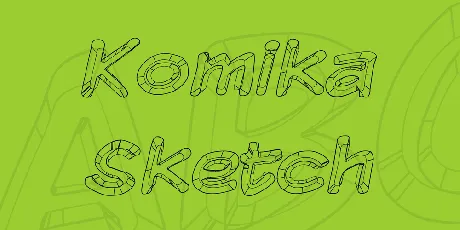 Komika Sketch font