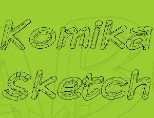 Komika Sketch font