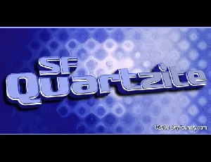 SF Quartzite font