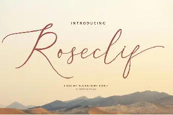 Roseclif font