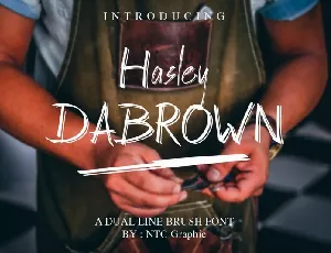 Hasley Dabrown font