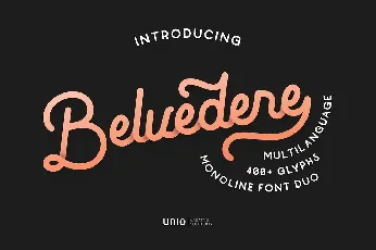 Belvedere Duo font