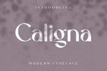 Caligna Sans Serif font